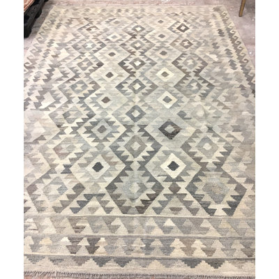 Storm Gray Kilim 6'11" x 9'10"