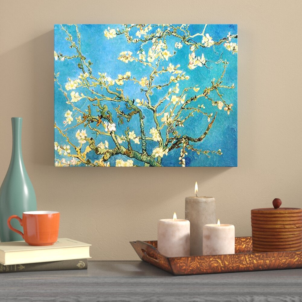 Vincent Van Gough Almond Blossom Painting Wallpaper