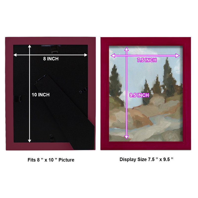 West Fourche Trail II sur papier, Rouge, H 11 po x l 9 po x P 1 po