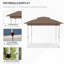 Auvent 12 'X Pop Up Sun Shelter