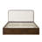 Baxtor Walnut Queen Boucle Headboard Bed-685511373-691121189