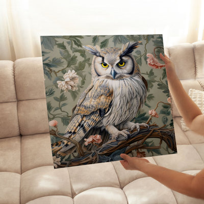 Animaux, reproduction d'art sans cadre William Morris Owl