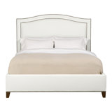 Caroline/Casey Queen Upholstered Low Profile Panel Bed