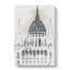 Parliament Building in Budapest in Abstract - Wrapped Canvas Drawing - Wrapped Canvas-55339147