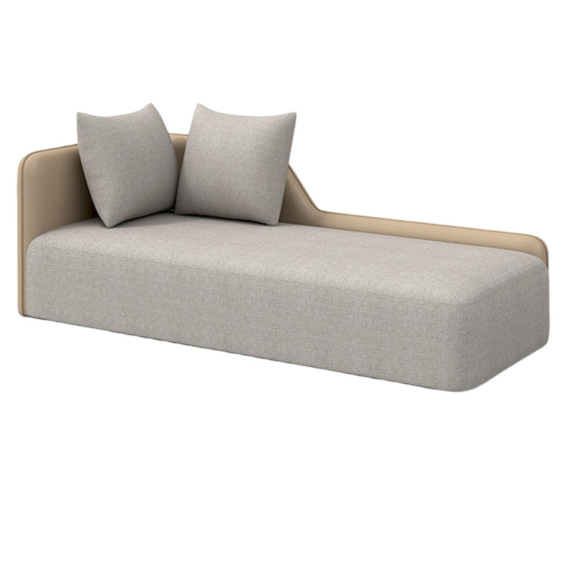 Chaise longue rembourrée Sundi, Accoudoir à gauche (vu de face)