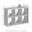 Minni 6-Cube Open Shelves Kitchen Storage, Bakers Rack, Buffet Sideboard,-102557308