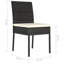 Outdoor Patio Dining Side Chair with Cushion-1457887730