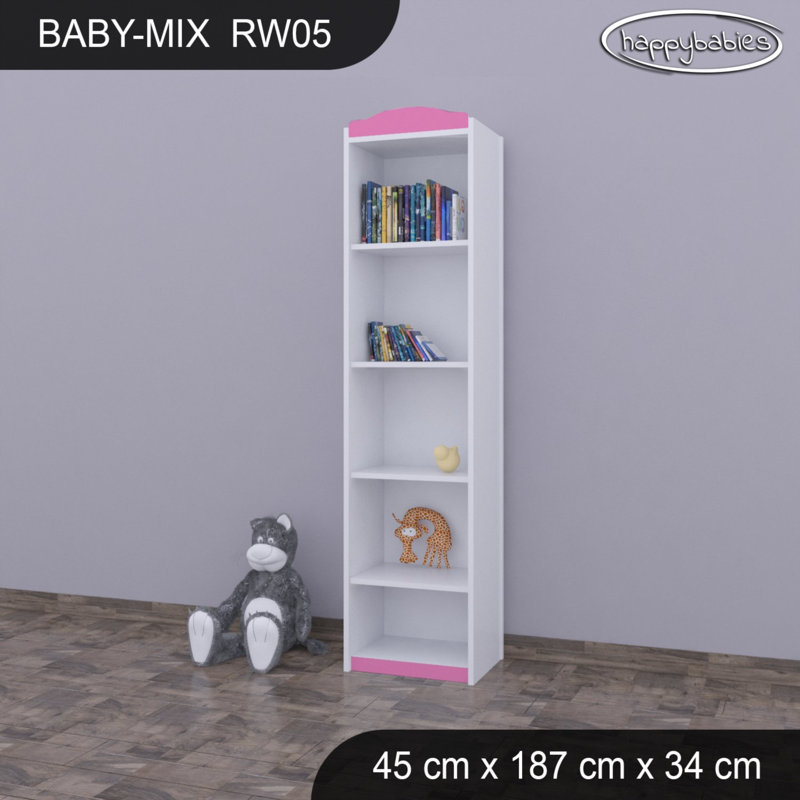 Baby Mix 187cm H Kids Cube, Pink, 187cm H x 45cm W x 34cm D