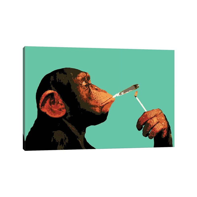 Monkey Joint Time- Gallery-Wrapped Canvas Giclée