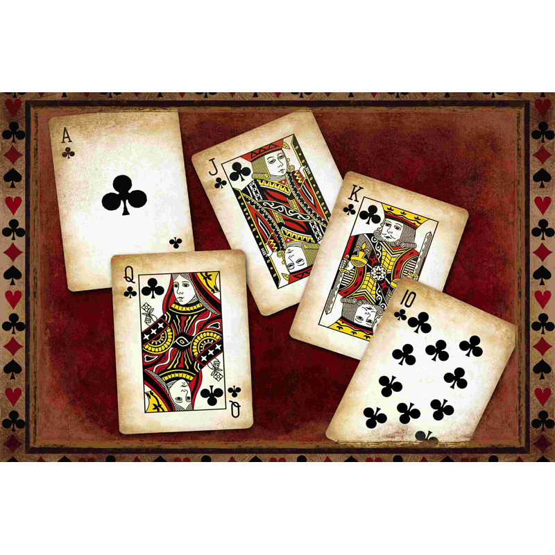 " Royal Flush 2 ", 32" H x 48" W