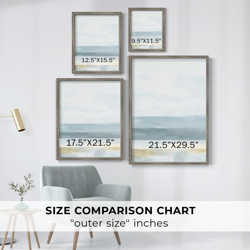 ABSTRACT Series DCCCLVII Framed Print - Solid Wood, 11" H x 9" W