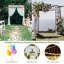 Breffney 204cm W x 51cm D Metal Arbour in Black