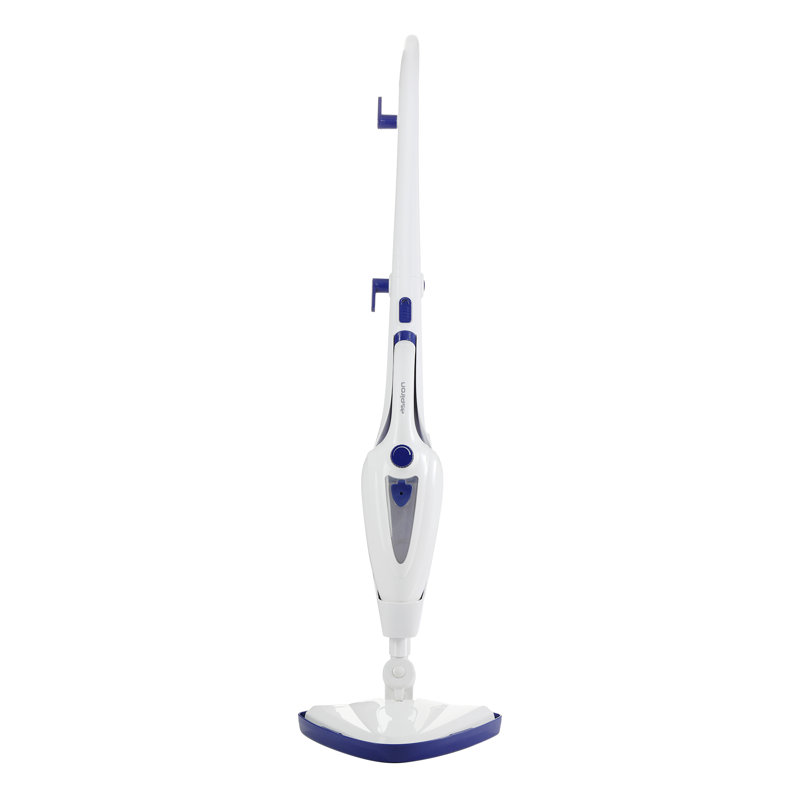 12-in-1 Steam Mop, Fast 15-sec Heat-up, 1500w Detachable Handheld Steam Cleaner With 2 Dirt Grip Pads, Removes 99.99% Stubborn Stains For Hardwood Floors, Clothes, Windows, Tiles, Furniture, White