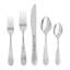 Orchid 5 - Piece Stainless Steel Flatware Set - Service for 1-956927587