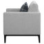 Fauteuil d'appoint Jared gris clair