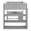Lit mezzanine avec tablettes et bureau-608962412-608962413