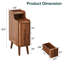 Table de chevet étroite à 2 tiroirs-85428171