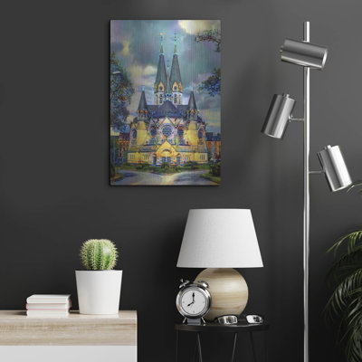  'Germany Hesse Wiesbaden Ringkirche' by Pedro Gavidia Metal Wall Art, 16" x 24"