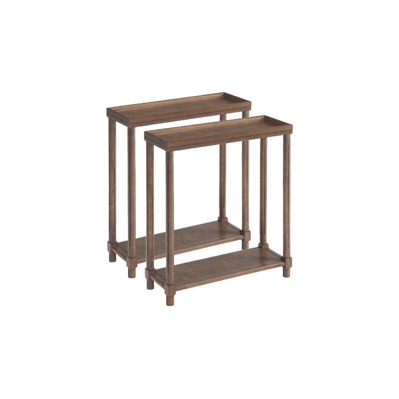 Verrill End Table Set, Walnut