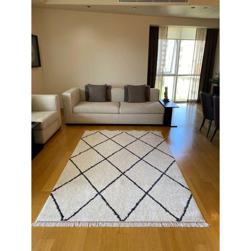 Tapis Lao avec envers antidérapant, Rectangle 3 pi 3 po x 3 pi 11 po