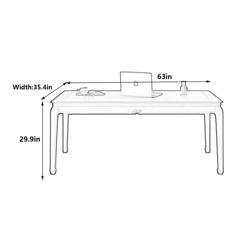 Lawndale, 29.9"H x 63"L x 35.4"W