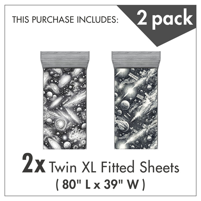 Microfiber Fitted Sheet, Twin Extra Long Fitted Sheet