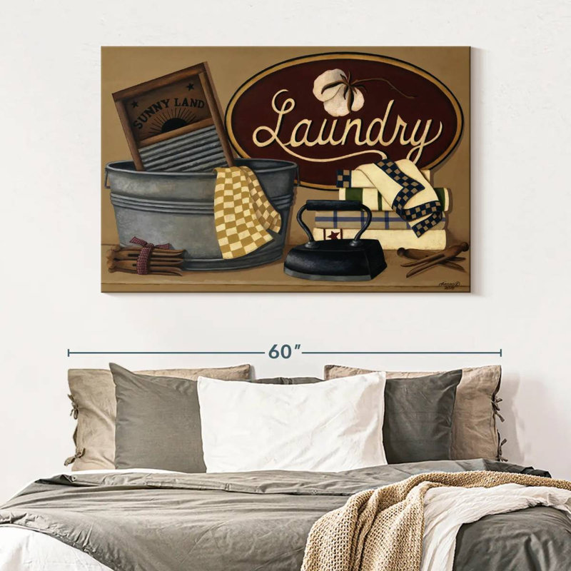 Tergel Vintage Laundry, 34" H x 51" W