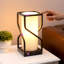 Lampe de table Burdena à commande tactile en métal avec USB et ampoule incluse-572244974