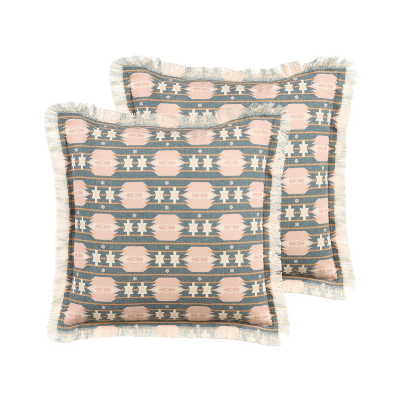 DIANTHUS Geometric Square Cushion