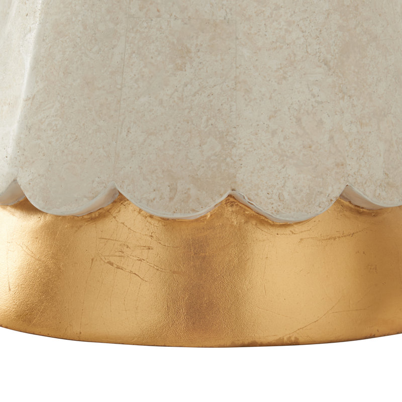 Puttick Stone Pedestal End Table