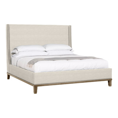 Michael Weiss Upholstered Wingback Bed