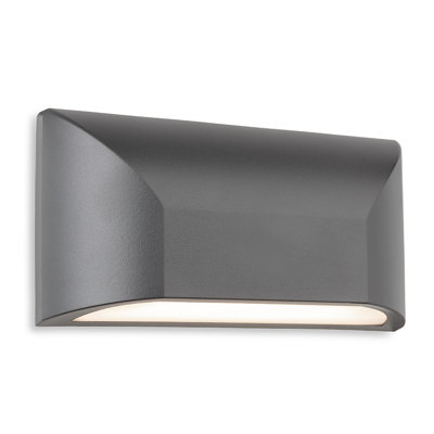 Graphite 11.3cm H Integrated LED Outdoor Sconce