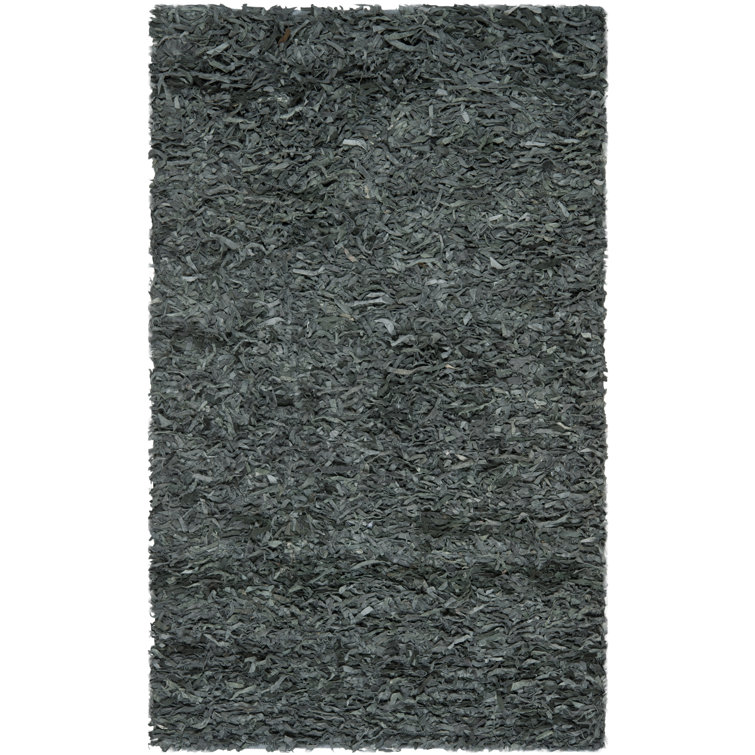 Bridget Leather Hand Woven Area Rug