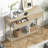 Candelario 39.3'' Narrow Entryway Console Table with 2 Drawers Rustic Style-543759547