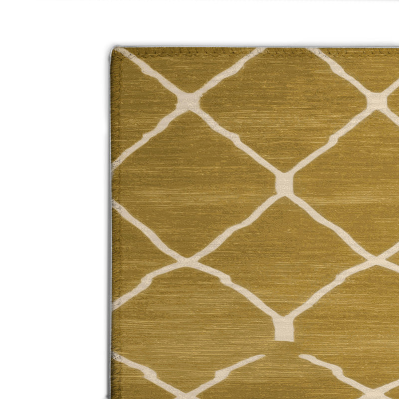 Tapis brun intérieur et extérieur Trellis, Rectangulaire 8 pi x 10 pi