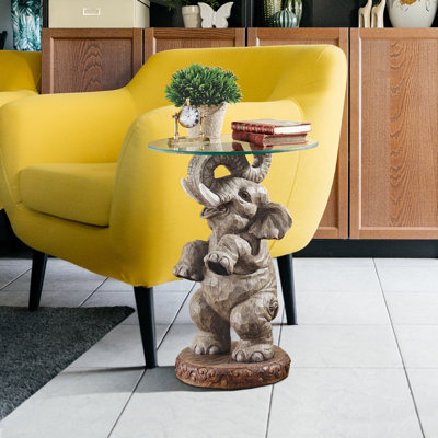 Good Fortune Elephant Side Table