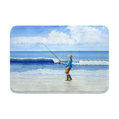 Surf Fishing Bath Mat
