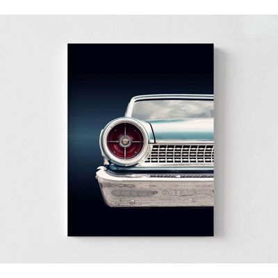 US Classic Car 1963 Galaxie By Beate Gube, Car Shop Waiting Room Decor, Classic American Car Art, Retro Car Decor, Muscle Car Poster