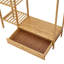 Bamboo / Rattan Freestanding Coat Rack