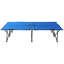 Lit de camp pliant pour 2 personnes pour adultes, lit de camp portatif extérieur extra large de 50 po avec sac de transport, lit de camping surélevé, plage, bleu