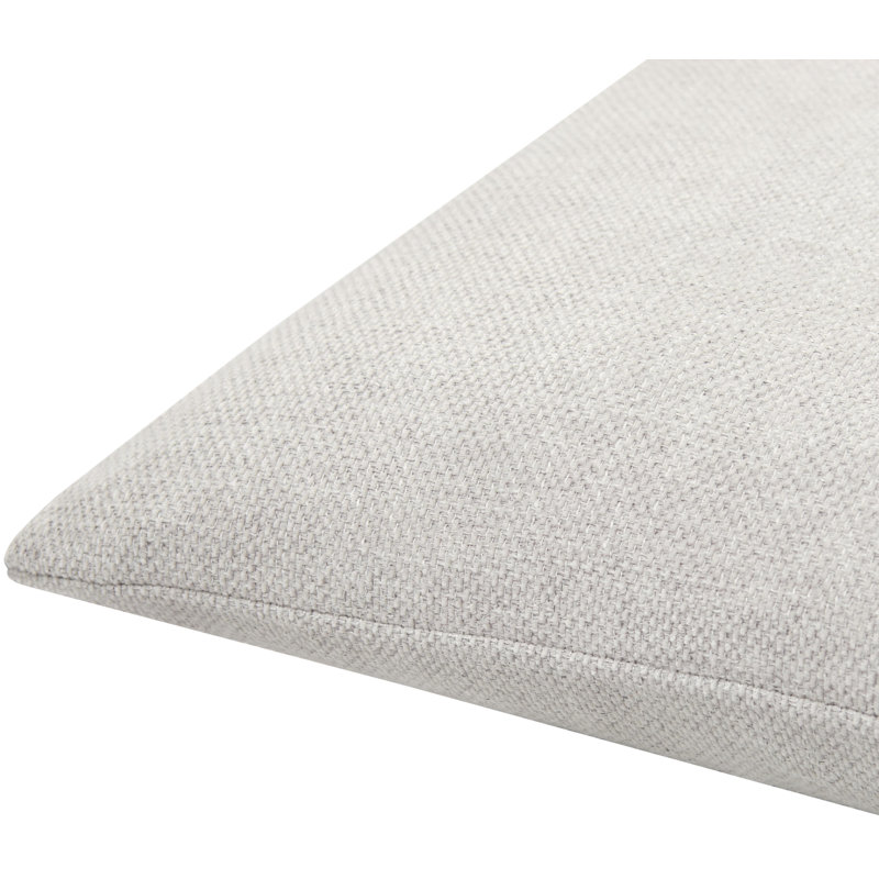 Sajani Gray Reversible Polyester 18" Throw Pillow