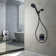 Single Handle 7-Spray Shower Faucet 1.8 GPM With Detachable Handheld Shower Head
