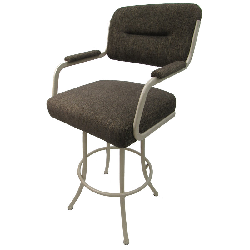 Tabouret pivotant Hildebran, Brun Sanora, Brun, Très haute (assise de 34 po de hauteur)