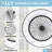Machutte 18.5'' Ceiling Fan with LED Lights-523025282