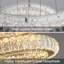Lustre moderne à lumière DEL-131366163