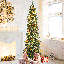 Décoration de Noël en forme de crayon artificiel avec embouts en PVC et pommes de pin-624741721-624741723
