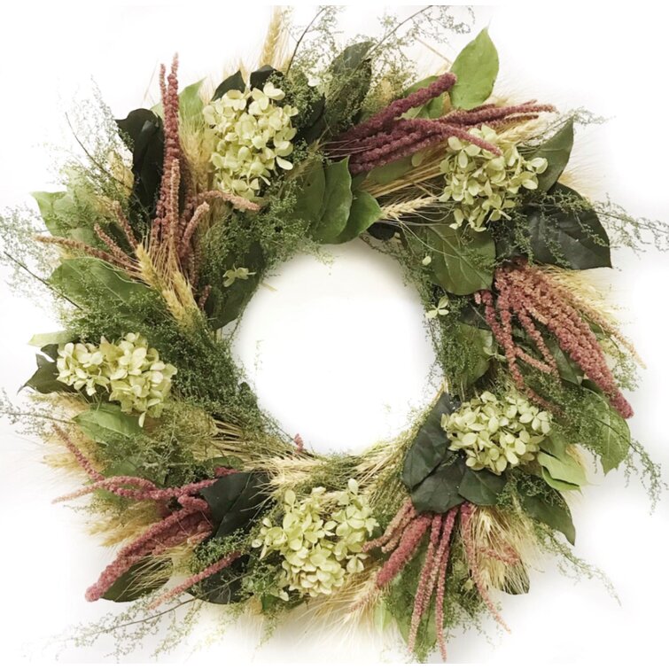 Dried Cascade Floral Wreath