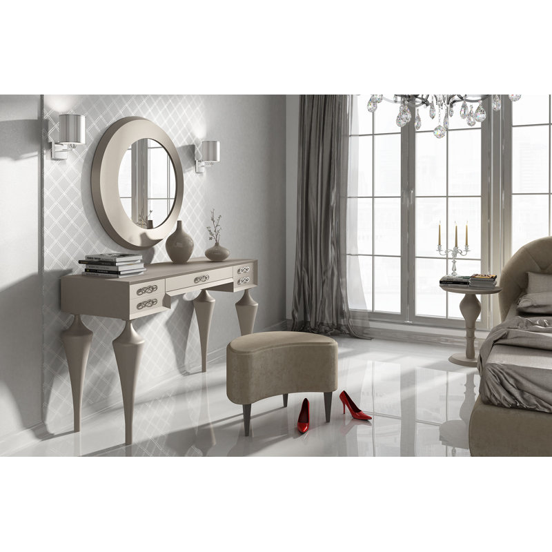 Kirkwood Vanity, Beige Matte