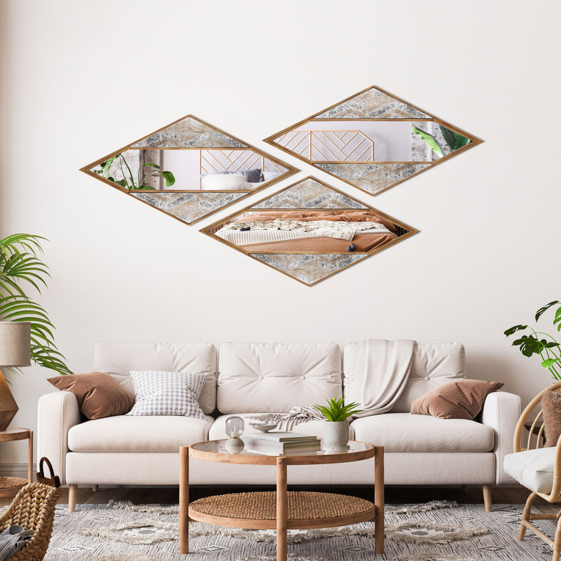 Muscogee Flat Metal Mirror