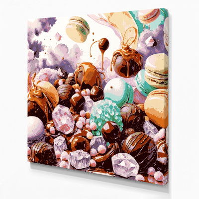 Art mural sur toile, Desserts bonbon et chocolat